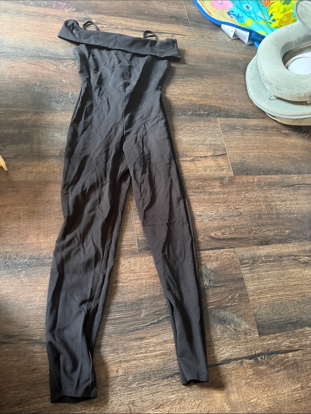 Rolla Coster Black Off-Shoulder Slim Jumpsuit